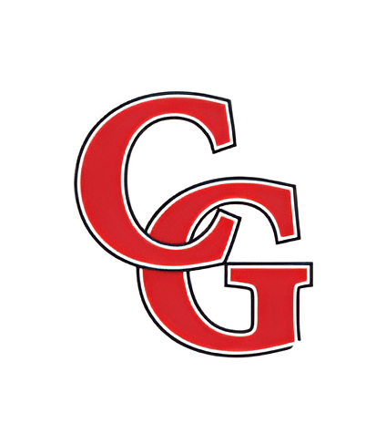 A red and white letter c g